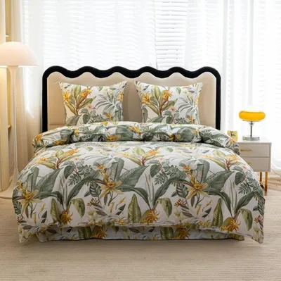 Produktbild von Mikrofaser-Bettwäsche AMAZON BREEZE, cremefarben Bettwäsche-Dimension: 70 x 80 cm | 140 x 200 cm