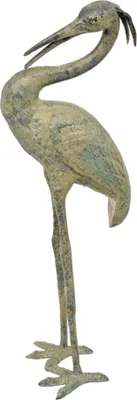 Produktbild von Eine Bronzeskulptur eines Reihers Replikat Retro Design Dekoration
