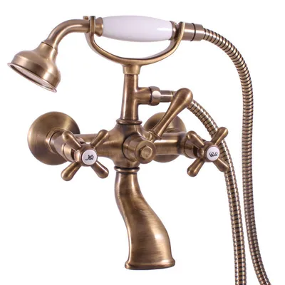 Obrázek produktu pro RAV Slezák Vodovodní baterie vanová Slezák RAV Morava Retro MK159.5/2SM stará mosaz Barva: stará mosaz, Rozměr: 150 mm
