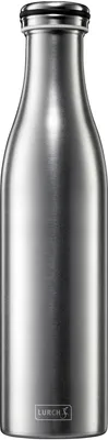 Produktbild von Lurch Stahl-Thermoflasche 0,75 l metallic