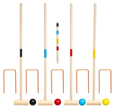 Produktbild von Krocket-Set aus Holz, Spiel, mehrteilig