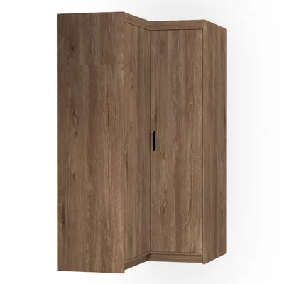 Image de AX LIVING Armoire d'angle chene Lefkas Storicos Armoire 97,8 x190,5 x97,8cm