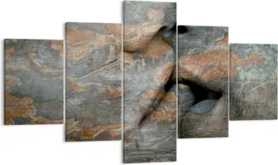 Produktbild von Bild auf Leinwand - Leinwandbild - Frau Mann Kuss Abstraktion - 125x70cm - Wand Bild - Wanddeko - Leinwanddruck - Bilder - Kunstdruck - Wanddekoration - Leinwand bilder - Wandkunst - EA125x70-2279