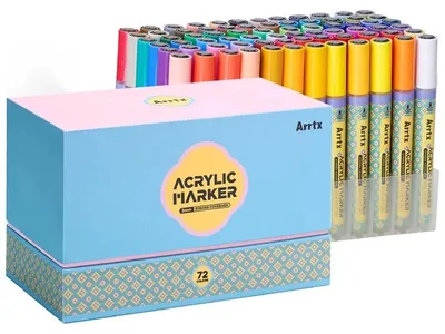 Obrázek produktu pro Akrylové fixy ARRTX Professional, 72 ks