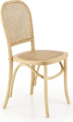 Produktbild von Rattan Esszimmerstuhl Modell K-502, 45 cm breit, 50 cm tief, 89 cm hoch