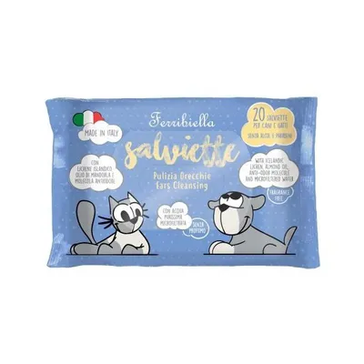 Obrázek produktu pro Čištění uší - vlhčené ubrousky FERRIBIELLA