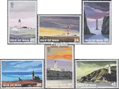 Produktbild von Briefmarken GB - Isle of Man 1996 Mi 661-666 (kompl.Ausg.) postfrisch Leuchttürme