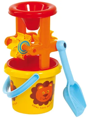 Produktbild von Gowi Spielzeug Eimer und Mühle Set - Strand und Sandkasten Spaß