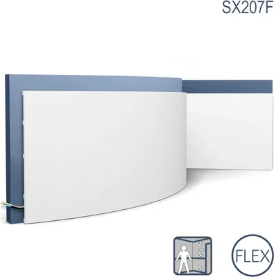 Produktbild von Orac Decor SX207F flexible Sockelleiste Fußleiste Wandpaneel Wandleiste 2 m
