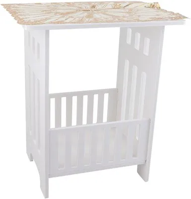 Productafbeelding van Moderne Bijzettafel met Opbergmand - 34 x 26 x 40 cm