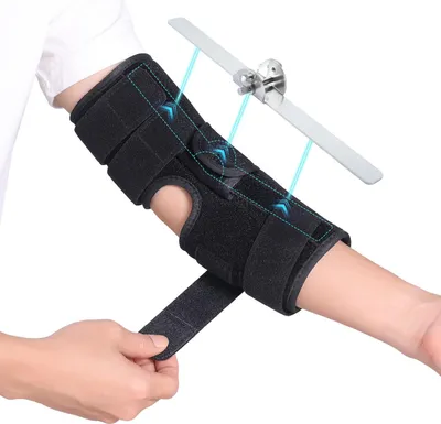 Produktbild von Ellenbogenbandage für das kubitale Tunnelsyndrom - Verstellbar und komfortabel für Tag und Nacht