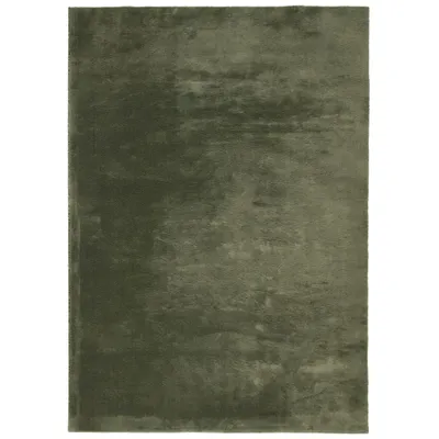 Zdjęcie produktu dla vidaXL Dywan HUARTE z krótkim włosiem, miękki i zmywalny, zielony leśny 140x200 cm