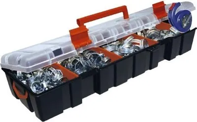 Image de Coffret Colliers Bande Ajourée Norma Colliers De Serrage Ajustables Avec Bande Sans Fin - Norma