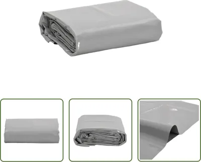Immagine prodotto di The Living Store Abdeckplane Grau 3x3 m 650 g/m²