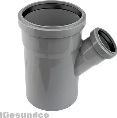 Produktbild von HT-Abzweig DN 110/75 45° aus Polypropylen, für heiße und aggressive Abwässer, DIN EN 1451