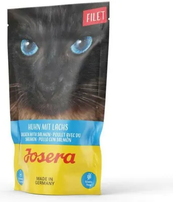 Produktbild von Josera Katze Filet 16x70g | Huhn mit Lachs
