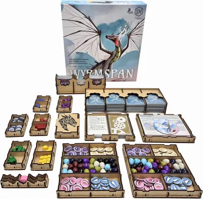Produktbild von Einsatz für Wyrmspan – Organizer für Brettspiel-Zubehör