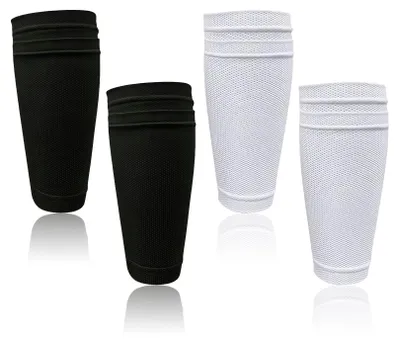 Produktbild von 2 Paar Fußballsocken mit Schienbeinschutz