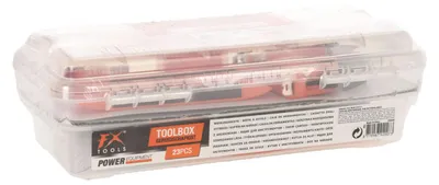 Obrázek produktu pro Plastový box na nářadí s obsahem, 23ks.