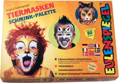 Zdjęcie produktu dla Eulenspiegel 208038 Paleta do makijażu z maskami zwierząt