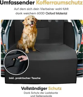 Image de Tapis de protection pour chien, imperméable, antidérapant, avec protection pour rampe de chargement