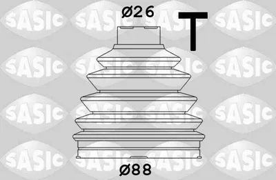 Produktbild von SASIC Faltenbalgsatz Antriebswelle Radseitig für VW POLO (9N) 1906074