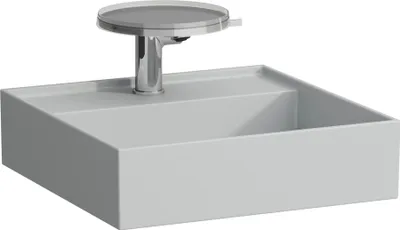 Produktbild von LAUFEN Laufen Handwaschbecken KARTELL 460x460mm o ÜL 1 HL-Ausf. grau