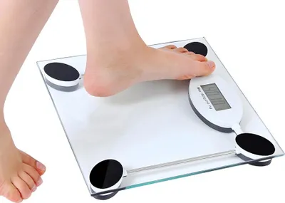 Image de Pèse-personne électronique jusqu'à 150 kg, en verre, avec écran LCD, kg lb, wagPRO-B6