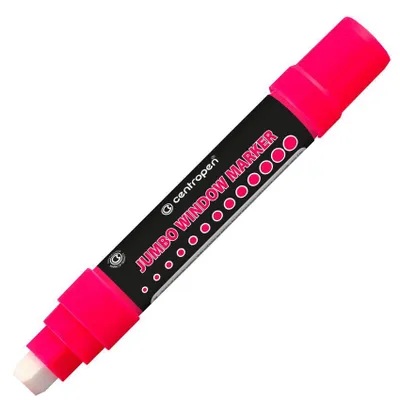Obrázek produktu pro Centropen značkovač 9120 Jumbo Window křídový růžový