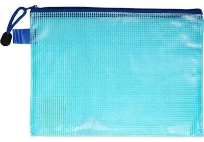 Obrázek produktu pro Modrá horizontální složka A5 na zip – Titanum