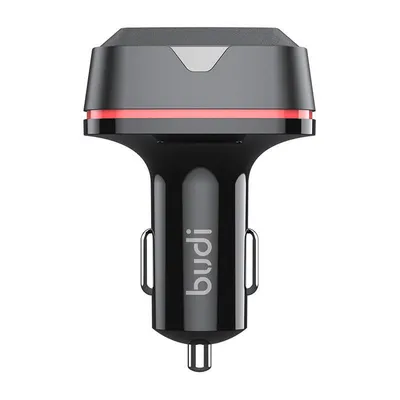 Obrázek produktu pro Inkarcator auto Budi, USB + 2x USB-C, 60W, PD + QC (černý)