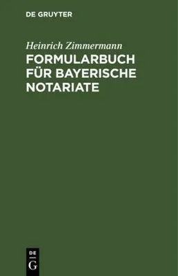 Produktbild von Formularbuch für Bayerische Notariate