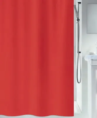 Produktbild von Spirella Duschvorhang Textil "Primo red", vers. Größen Größe: 120 x 200 cm