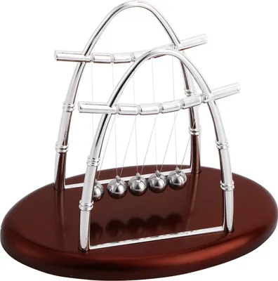 Produktbild von Newton's Cradle Balance Stahlkugeln Physik Wissenschaft Pendel Ornamente Spielzeug Schreibtisch