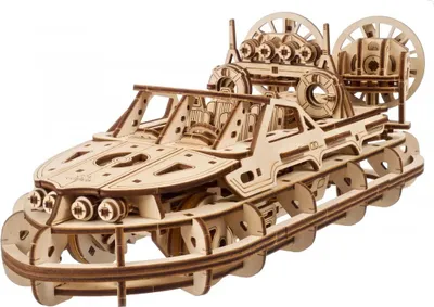 Image de puzzle mécanique 3D en bois Véhicule hors route à chenilles