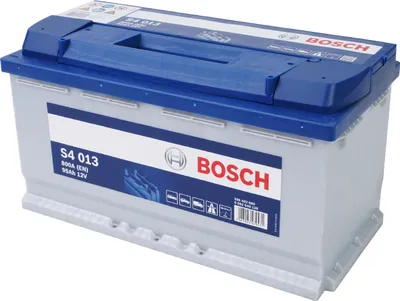 Obrázok produktu pre Bosch S4, 95 Ah, 12 V, 800 A, Auto, B13, Modrá, Biela