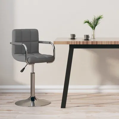Produktbild von Maison Exclusive - Barhocker Hellgrau Stoff