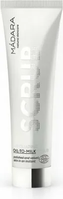 Zdjęcie produktu dla MÁDARA Cosmetics Exfoliating Oil-To-Milk scrub, Peeling oczyszczający, Kobiety, Skóra sucha, Skóra normalna, Nawilżający, Tubka, Żelowy