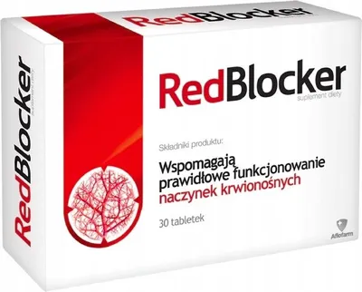 Produktbild von REDBLOCKER für Blutgefäße Diosmin Aflofarm 30 Tabletten.