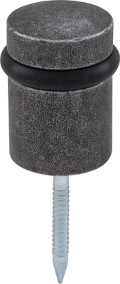 Produktbild von HALCÖ Bodentürpuffer ø 30 mm, Stahl verzinkt schwarz passiviert