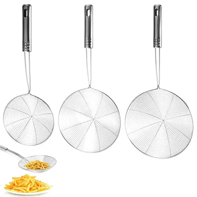 Edelstahl-Sieb-Set, 3-teilig, feinmaschig, 3 Größen