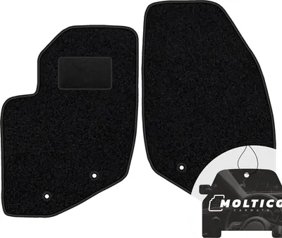 Image de moto-MOLTICO Tapis de sol avant en velours noir pour Volvo 850 V70 I 1991-1997