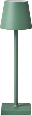 Produktbild von BELIANI Tischlampe Grün Metall Kabellos Wiederaufladbar Akku Touch Funktion LED Dimmfunktion USB Kabel Indoor Outdoor Tischleuchte Schreibtischlampe