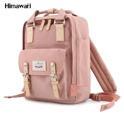 Obrázok produktu pre Himawari dámsky batoh na notebook ružový polyester 17 l