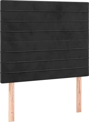 Produktbild von vidaXL Kopfteil Schwarz 90x5x118/128 cm Samt