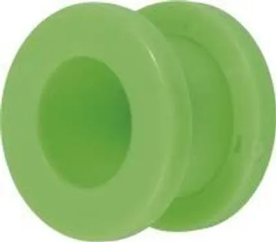 Produktbild von Ohr Flesh Tunnel Piercing Acryl Screw on Grün UV Neon.VFTGR.10mm