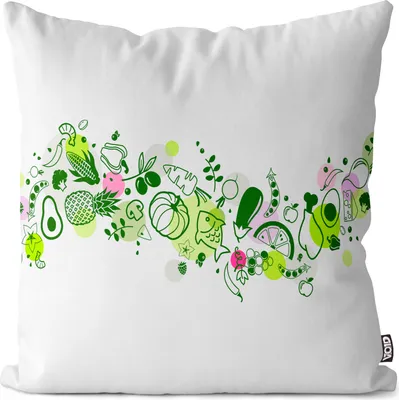 Produktbild von VOID Obst Gemüse Kochen Kissenbezug Kissenhülle Sofakissen Kissen Deko Outdoor-Kissen Dekokissen