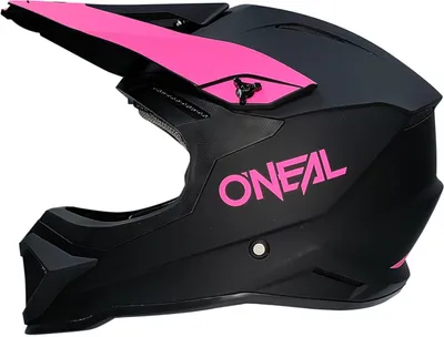 Produktbild von Oneal 1SRS Solid Motocross Helm, schwarz matt/pink, 2XL (63/64)