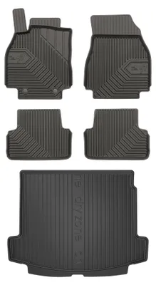 Obrázok produktu pre Autokoberce 3D TPE + vaňa kufra DryZone pre: Renault Megane II 2002-2009 kombi 5 ks