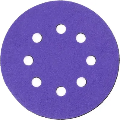 Immagine prodotto di Disco abrasivo in Vetroceramica 125Mm, #240, con velcro, set di 5 pezzi